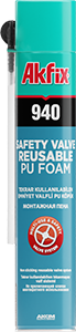 940 Safety Valve Reusable Pu Foam