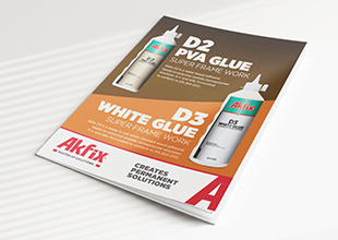 Akfix D2 PVA White Glue Fast Wood Adhesive