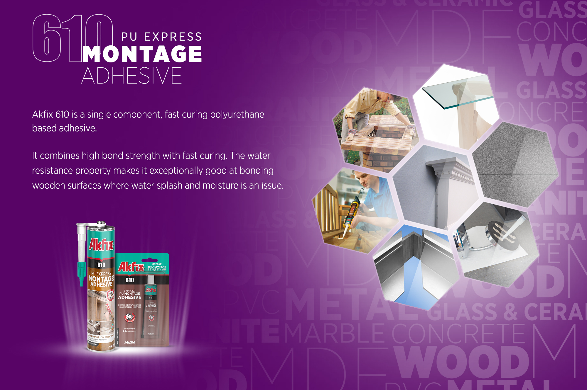 610 PU Express Montage Adhesive