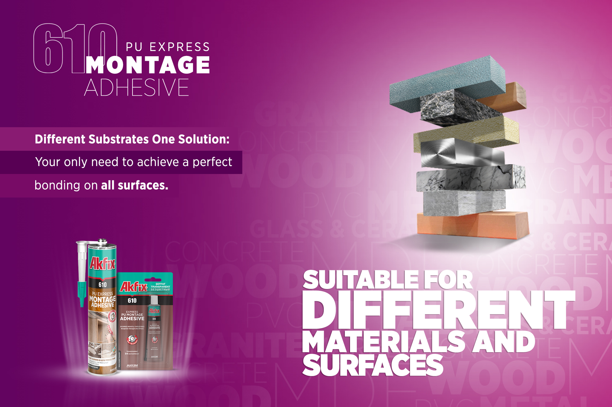 610 PU Express Montage Adhesive