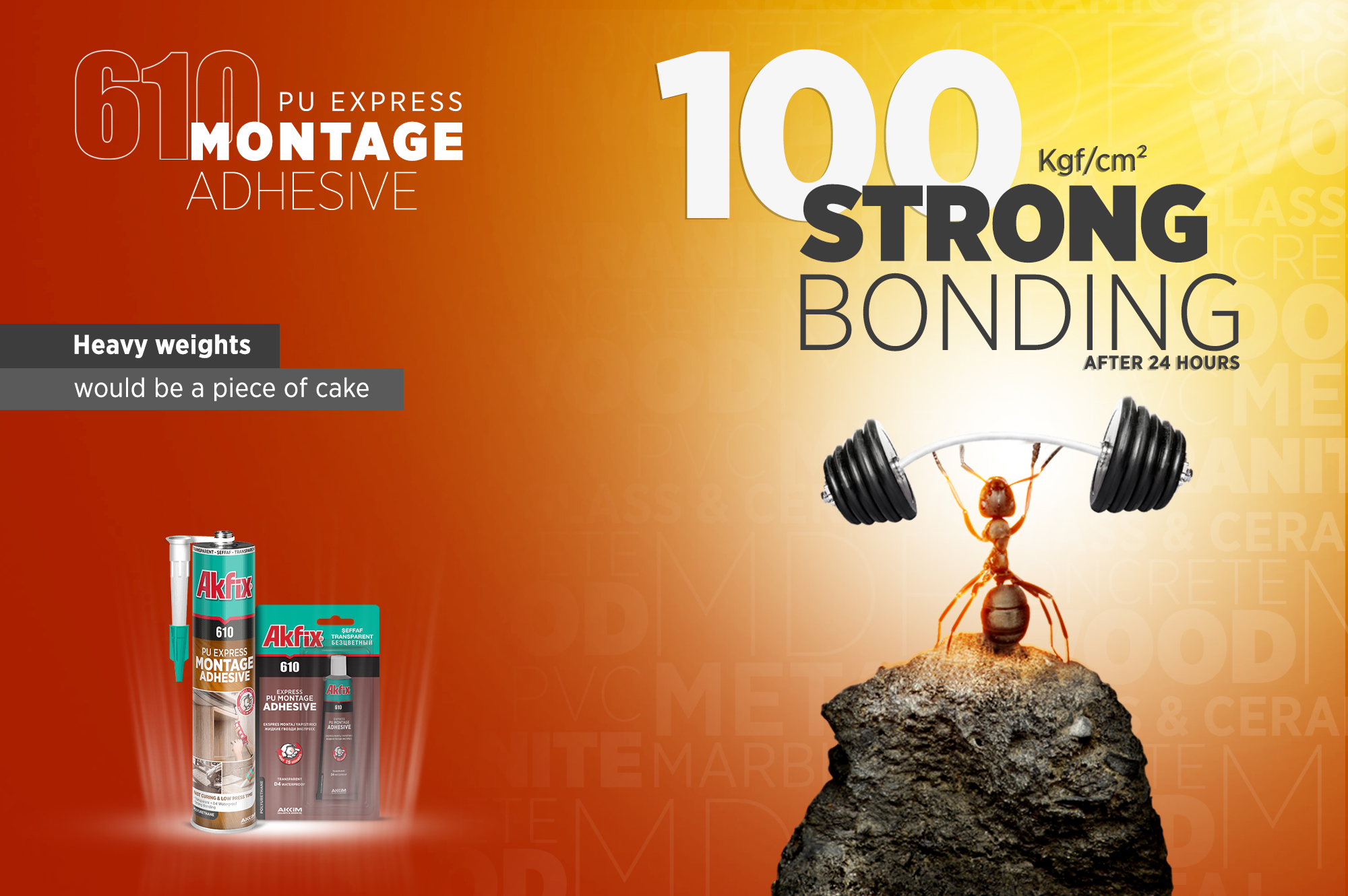 610 PU Express Montage Adhesive